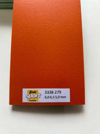 Спортивный линолеум Grabo Flex Gymfit 6,5 мм Orange 3338